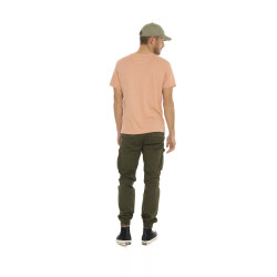 T-shirt manches courtes col V homme en jersey Ron