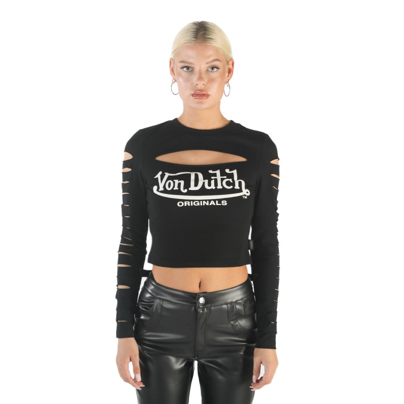 Tshirt femme à manche longue col rond Alex