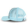 Casquette trucker léopard filet avec écusson Casquette trucker léopard filet avec écusson