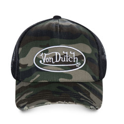 Casquette baseball homme Von Dutch Camouflage avec filet