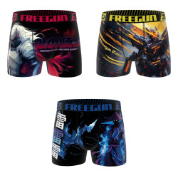 Lot de 3 boxers homme Garantie 2 ans Manga Gamer