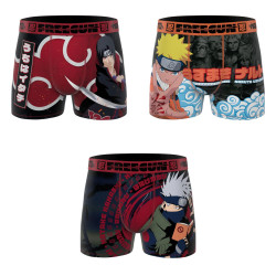 Lot de 3 boxers homme Naruto Classic