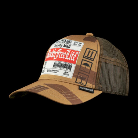 Casquette trucker imprimée avec filet Traveler