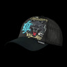 Casquette trucker imprimée avec filet Chained Wolf