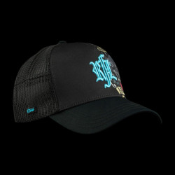 Casquette trucker imprimée avec filet Chained Wolf