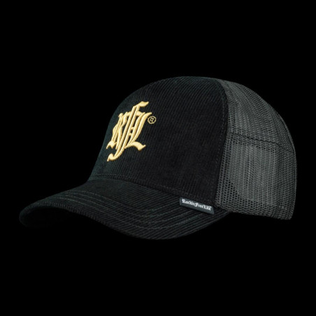 Casquette trucker en velours avec filet logo brodé Black Hole Sun