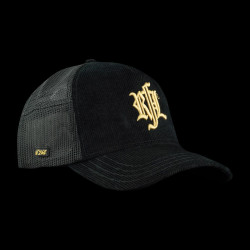 Casquette trucker en velours avec filet logo brodé Black Hole Sun