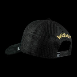 Casquette trucker en velours avec filet logo brodé Black Hole Sun