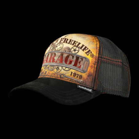 Casquette trucker imprimée avec filet Keep on Rolling
