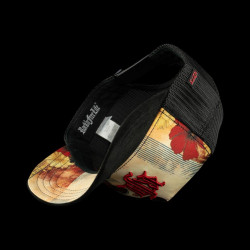 Casquette trucker imprimée avec filet  et logo brodé Last Kiss