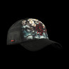 Casquette trucker imprimée avec filet et logo brodé Sakura Waves