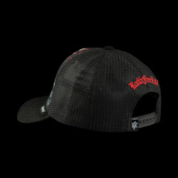 Casquette trucker imprimée avec filet et logo brodé Sakura Waves