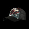 Casquette trucker imprimée avec filet et logo brodé Sakura Waves