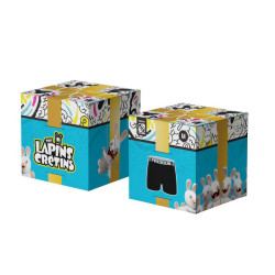 Boite Cadeau et Boxer homme Lapins Crétins