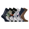 Lot de 6 paires de chaussettes de ville Serge Blanco