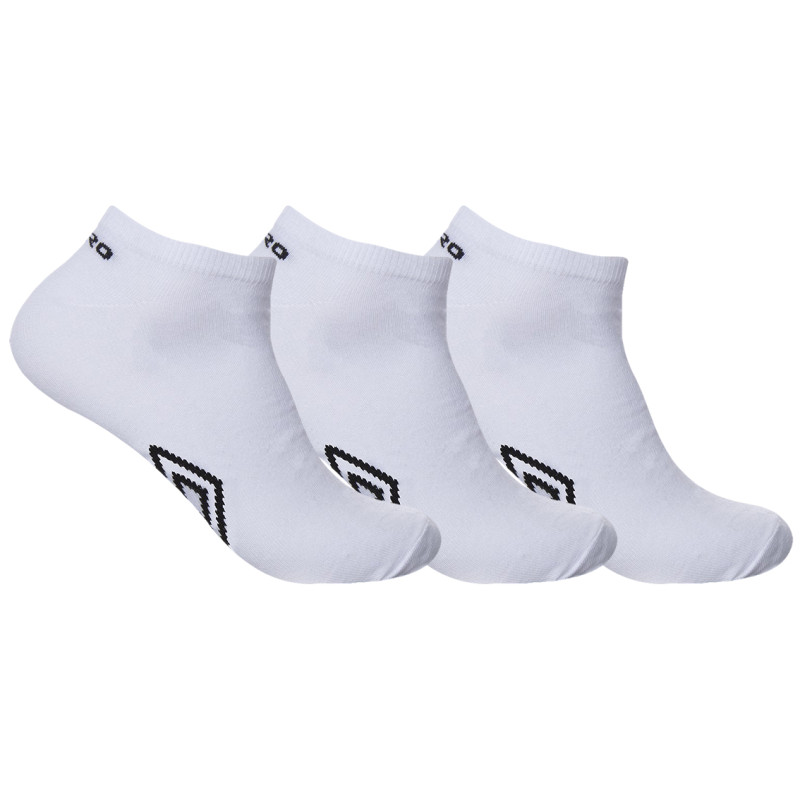 Lot de 3 Paires de Chaussettes Socquettes homme Umbro Blanc
