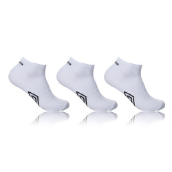 Lot de 3 Paires de Chaussettes Socquettes homme Umbro Blanc