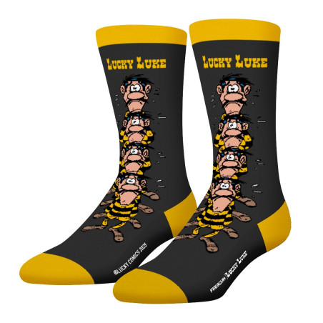 Lot de 4 paires de chaussettes Lucky Luke