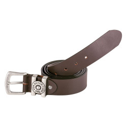 Ceinture en cuir buffle avec boucle 4cm