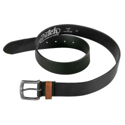 Ceinture en cuir de vachette avec boucle 4cm