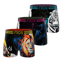 Lot de 3 boxers homme collection Pop Art Animals