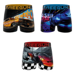 Lot de 3 boxers junior collection Racers