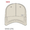Casquette baseball en polyester avec écusson argenté Badge Cap