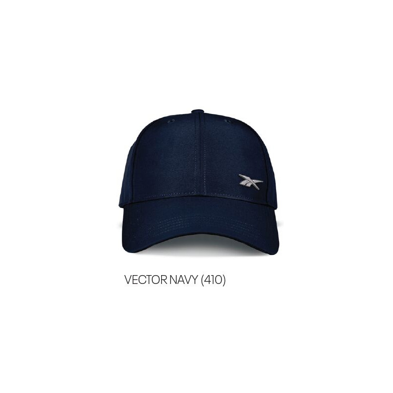 Casquette baseball en polyester avec écusson argenté Badge Cap