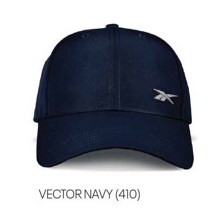 Casquette baseball en polyester avec écusson argenté Badge Cap