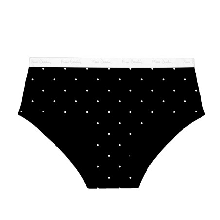 Lot de 3 culottes femme  en coton uni imprimé ceinture fine 2cm Pck25