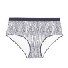 Lot de 3 culottes femme  en coton uni imprimé ceinture fine 2cm Pck29