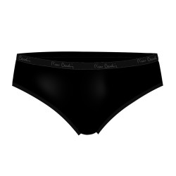 Lot de 3 slips femme  en coton uni et imprimé ceinture fine 2cm BGP