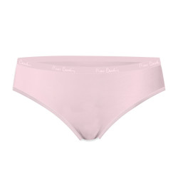 Lot de 3 slips femme  en coton uni et imprimé ceinture fine 2cm BGP