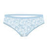 Lot de 3 slips femme  en coton uni et imprimé ceinture fine 2cm Pck1