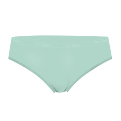 Lot de 3 slips femme  en coton uni et imprimé ceinture fine 2cm Pck12