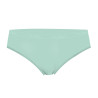 Lot de 3 slips femme  en coton uni et imprimé ceinture fine 2cm Pck12