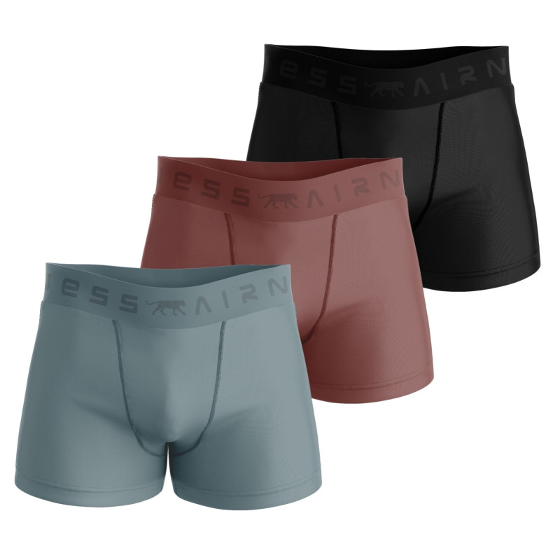 AIRNESS Lot de 3 boxers homme en coton Predator AIRNESS Lot de 3 boxers homme en coton Predator