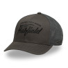 Casquette trucker avec filet semi curved avec broderie Grey Matter