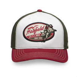 Casquette trucker avec filet semi curved avec patch Rodeo