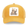 Casquette trucker avec filet en velours Bear Honey Hunter