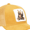 Casquette trucker avec filet en velours Bear Honey Hunter