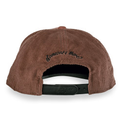 Casquette trucker en velours avec écusson animal Bull