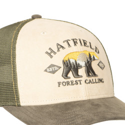 Casquette trucker avec filet semi curved avec broderie Bear