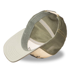 Casquette trucker avec filet semi curved avec broderie Bear