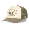 Casquette trucker avec filet semi curved avec broderie Bear