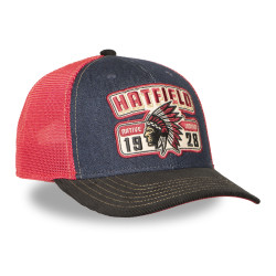 Casquette trucker avec filet semi curved avec patch Native