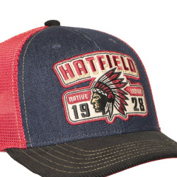 Casquette trucker avec filet semi curved avec patch Native