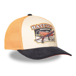 Casquette trucker avec filet semi curved avec patch Plane
