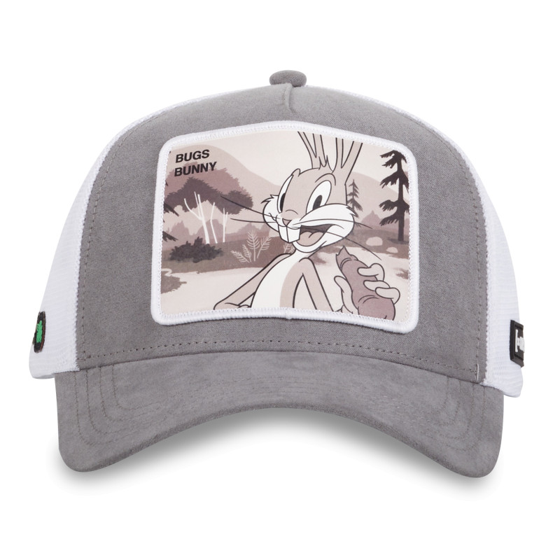 Casquette homme trucker effet suedine premium Looney Tunes Bugs Bunny Casquette homme trucker effet suedine premium Looney Tunes Bugs Bunny