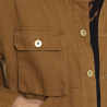Veste homme en serge de coton Worker Camel